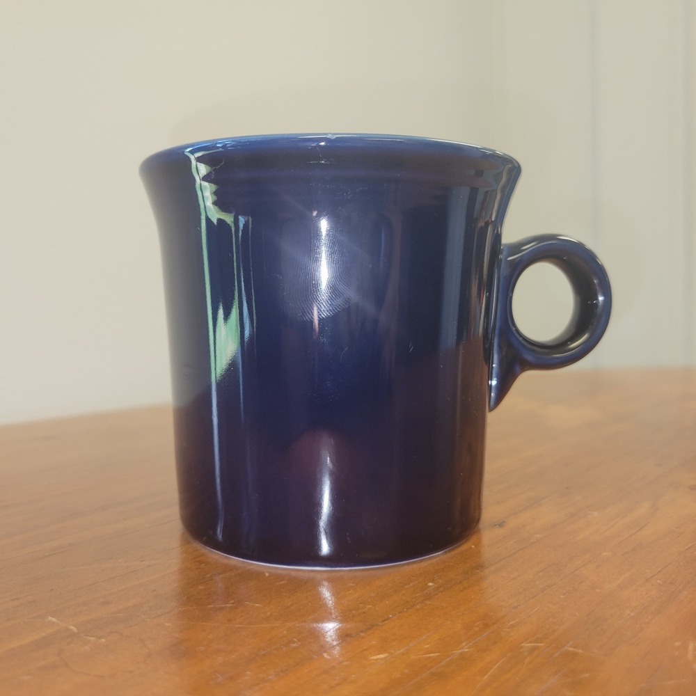 Fiesta Mug Cobalt Blue Fiestaware VINTAGE 1940s Homer Laughlin Company HLC USA